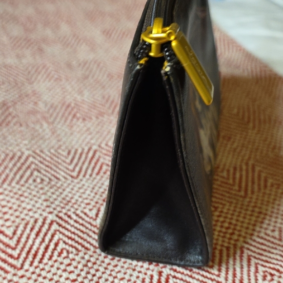 ICON Los Angeles Leather Bag “Umbrella Dogs” Basset Spaniel Puppies Art Purse - Picture 7 of 16